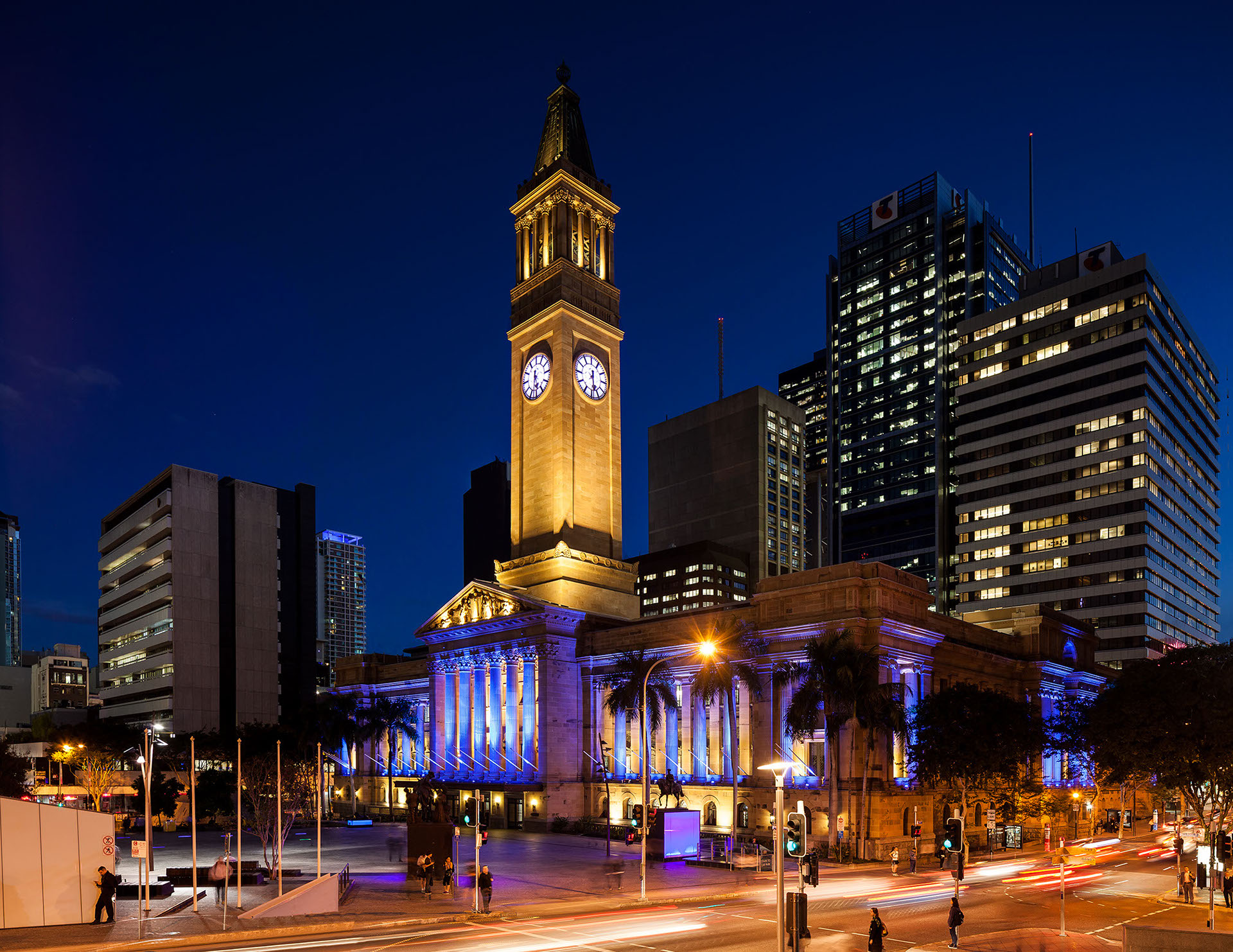 Brisbane City Hall illumination Case study Brisbane City Hall illumination Case study